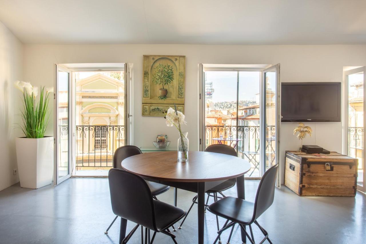 Ross 5- F2, Lumineux, Balcon, Loft, Clim, Vieux-Nice Exterior photo
